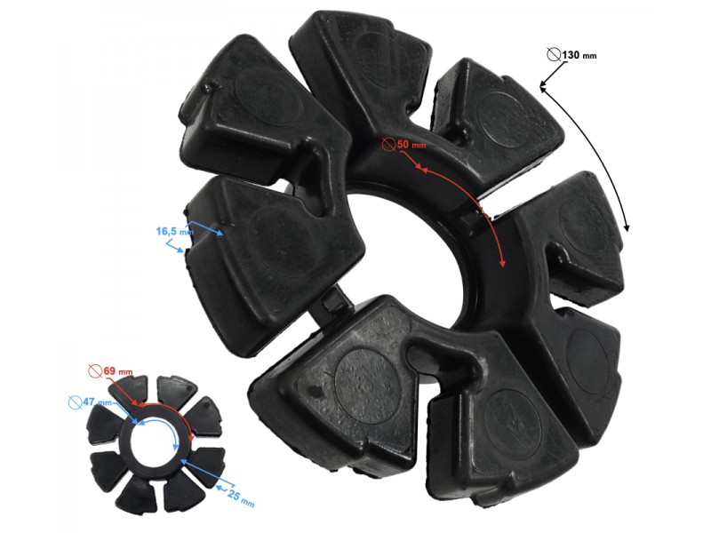 Disc carrier for Sprint 2 moped