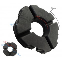 Rear wheel disc carrier for Volcano 50