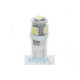 Lightbulb BOSMA 12V 4*LED SMD5050 T10 WHITE 6000K BLISTER