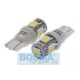 Lightbulb BOSMA 12V 4*LED SMD5050 T10 WHITE 6000K BLISTER