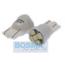 Lightbulb BOSMA 12V 5*LED SMD3528 T10 WHITE 6000K blister Lightbulb BOSMA 12V 5*LED SMD3528 T10 WHITE 6000K blister