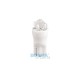 Lightbulb BOSMA 12V 1*LED STANDARD T10 RED DIAMOND BLISTER