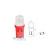 Lightbulb BOSMA 12V 1*LED STANDARD T10 RED BLISTER