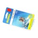 Lightbulb BOSMA 12V 1*LED STANDARD BA9s RED WIDE VIEWING BLISTER
