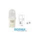 Lightbulb BOSMA 12V 1*LED STANDARD T10 biała 6000K MAT (blister 2 pcs).