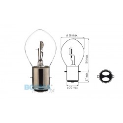 Lightbulb BOSMA 6V 35/35W BA20d