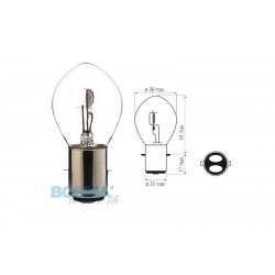 Lightbulb BOSMA 6V 35/35W BA20d Lightbulb BOSMA 6V 35/35W BA20d