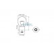 Lightbulb BOSMA 12V 10W BA15s R10W (1611) packaged 10 pcs