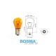 Lightbulb BOSMA 12V 21W BA15s , orange (4155) packaged 10 pcs