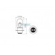 Lightbulb BOSMA 12V 15/15W PX15D (6449)