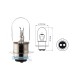 Lightbulb BOSMA 12V 15/15W PX15D (6449)