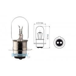 Lightbulb BOSMA 12V 20/20W PX15D (3813)