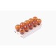 Lightbulbs BOSMA 12V 21W BA15s, orange (4155) 10 pcs