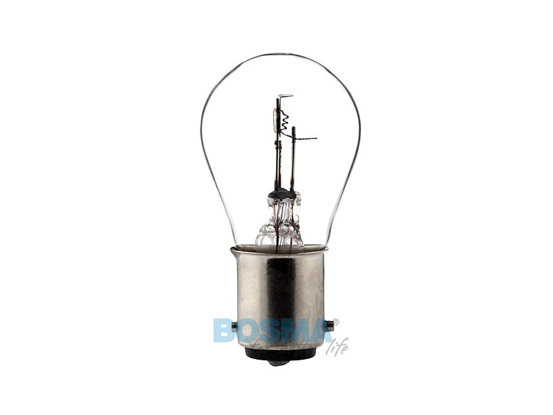 Lightbulb BOSMA 12V 25/25W BAX15d (1198) packaged 10 pcs