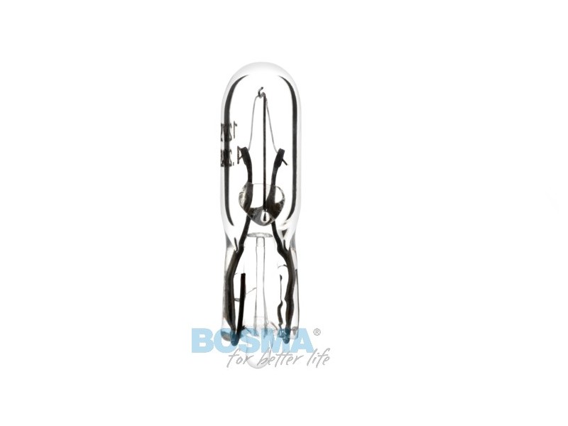 Lightbulb BOSMA 12V 1,2W W1, 2W T05 (1918) packaged 10psc