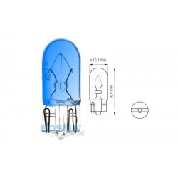 Lightbulb BOSMA 12V 3W T10 BLUE (6425) packaged 10pcs
