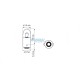 Lightbulb BOSMA 12V 4W BA9s BLUE (4292) packaged 10pcs