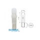 Lightbulb BOSMA 12V 1*LED 1*STANDARD T05 WHITE 6000K BLISTER