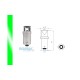 Lightbulb BOSMA 12V 1*LED STANDARD BA9s GREEN WIDE VIEWING BLISTER