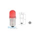 lightbulb BOSMA 12V 1*LED STANDARD BA9s Red blister