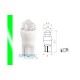 Lightbulb BOSMA 12V 1*LED STANDARD T10 GREEN DIAMOND