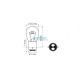 Lightbulb BOSMA 12V 18/5W BAY15d (1567) packaged 10pcs