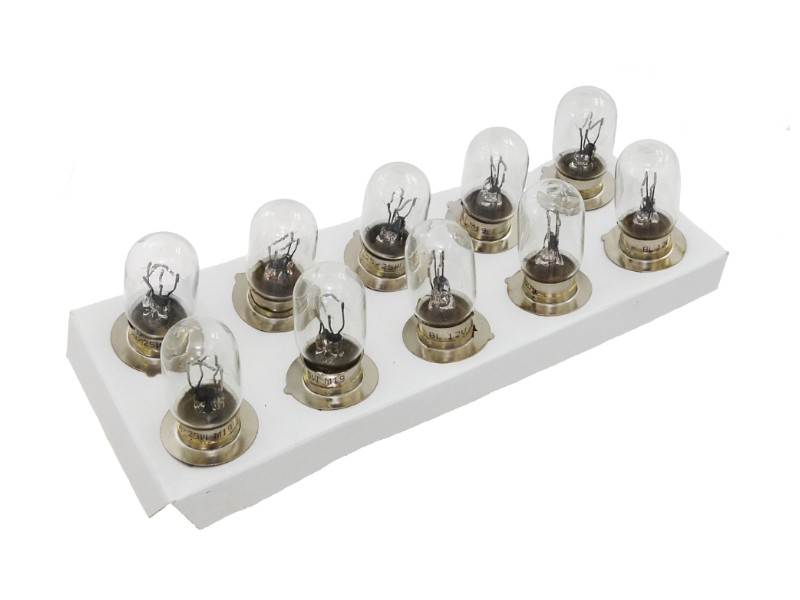 Lightbulb BOSMA 12V 25/25W PX15d (6456) packaged 10pcs