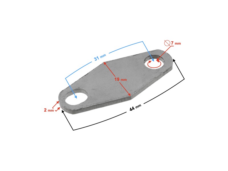 Moped scooter exhaust gas recirculation (ERG) valve plug
