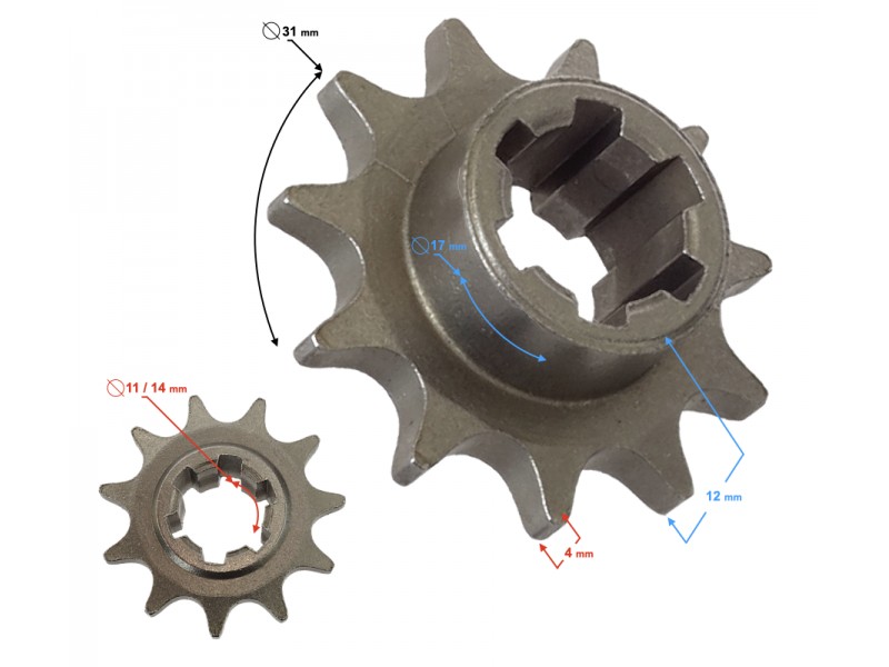 Sprocket 11/25H for Mini ATV