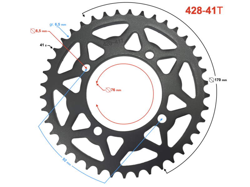 (WHOLESALE) NXT125 Rear Sprocket (WHOLESALE) NXT125 Rear Sprocket