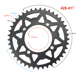 (WHOLESALE) NXT125 Rear Sprocket (WHOLESALE) NXT125 Rear Sprocket