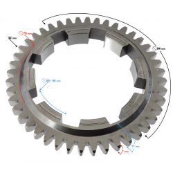 Intermediate shaft sprocket Hisun Tactic 550