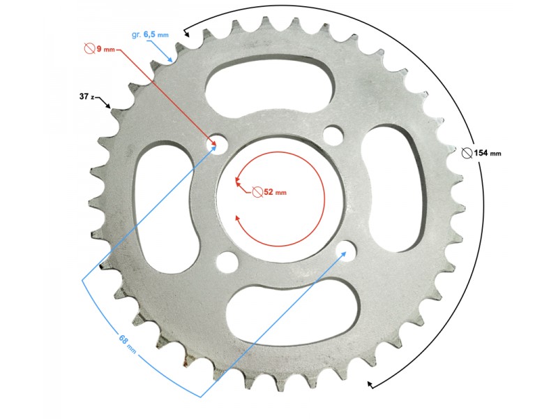 Sprocket 428-37 DB125