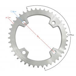 Rear sprocket Pentora