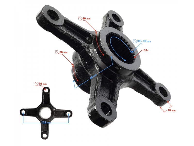 Mounting of rear sprocket Pentora