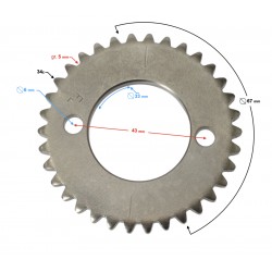 Timing sprocket DB250 MZK