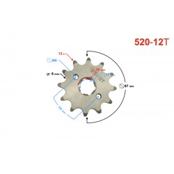 Sprocket 520-12T