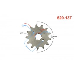 (WHOLESALE) Sprocket 520-13T