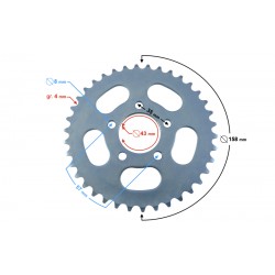 Sprocket 415-38z Romet