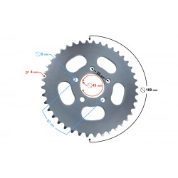 Sprocket 415-41z Romet