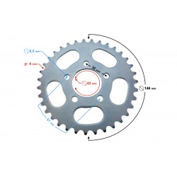 Sprocket 415-35z Romet