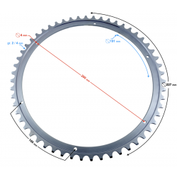 Sprocket 415-55z Jawa50
