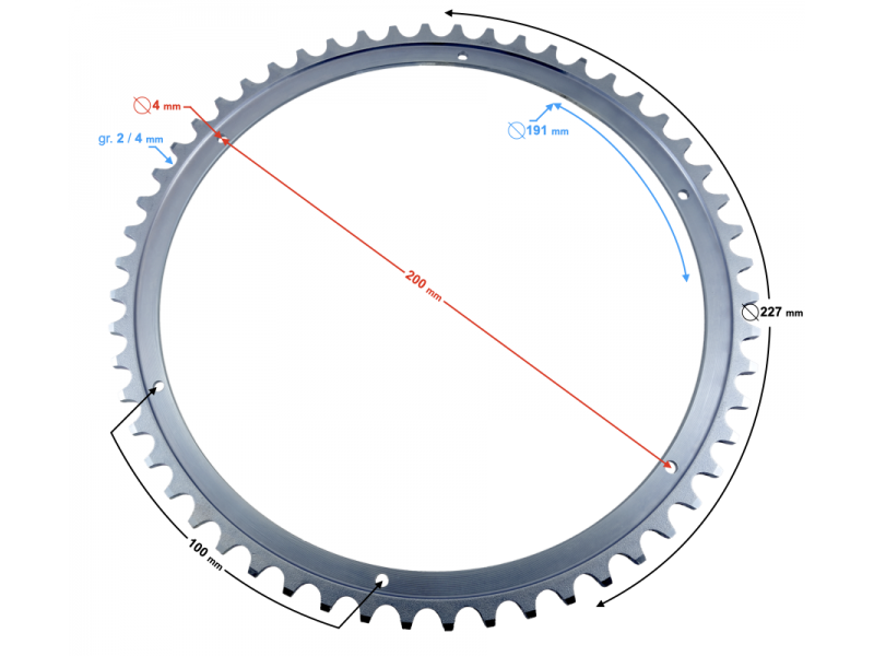 Sprocket 415-55z Jawa50