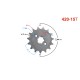 Drive sprocket Moretti 15/420