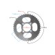 Rear sprocket Moretti 46/428 for Ogar Rear sprocket Moretti 46/428 for Ogar