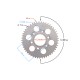 Rear sprocket 49/428 for Pro50