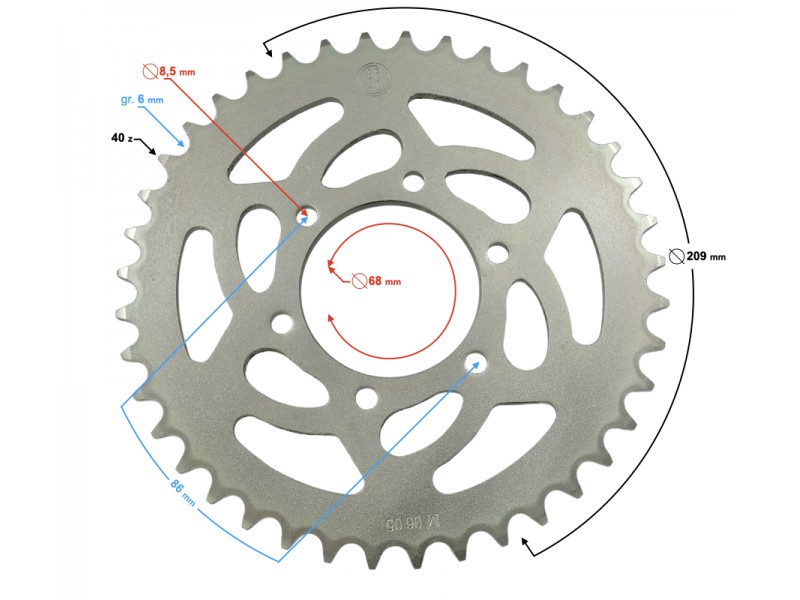(WHOLESALE) Sprocket VOGE 300AC/300R (290420246-0001)