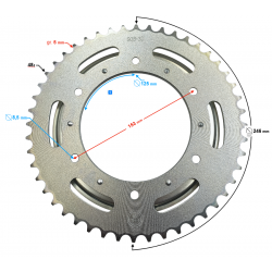 (WHOLESALE) VOGE 300 Rally Sprocket (290410037-0002) (WHOLESALE) VOGE 300 Rally Sprocket (290410037-0002)
