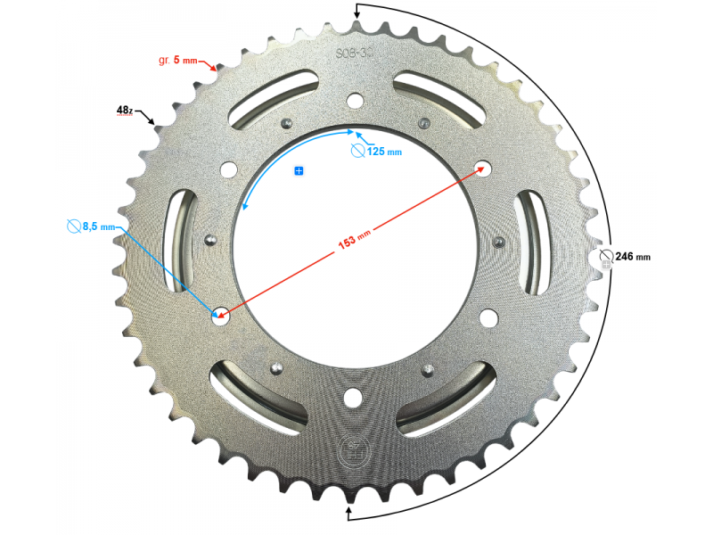 (WHOLESALE) VOGE 300 Rally Sprocket (290410037-0002)