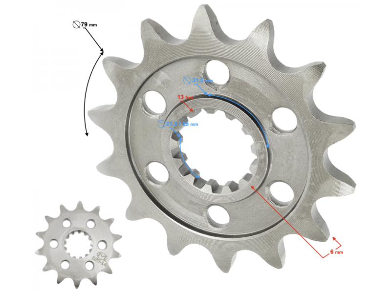 (WHOLESALE) VOGE 300 Rally Delivery Sprocket (191600046-0001) (WHOLESALE) VOGE 300 Rally Delivery Sprocket (191600046-0001)